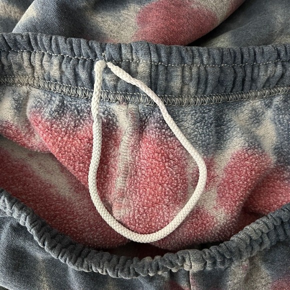 Astroworld Sweatpants Men Small Gray Blue Tie Dye Jogger Wish You Were Here Tour - Picture 7 of 7